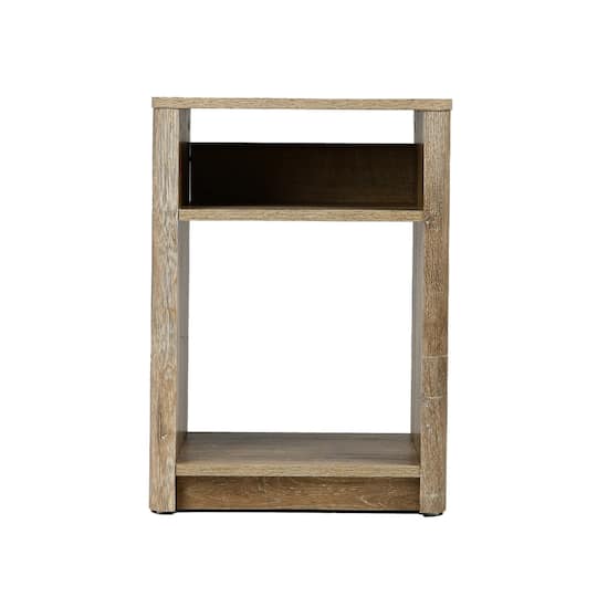 Hello Honey® Coastal Oak End Table with Storage